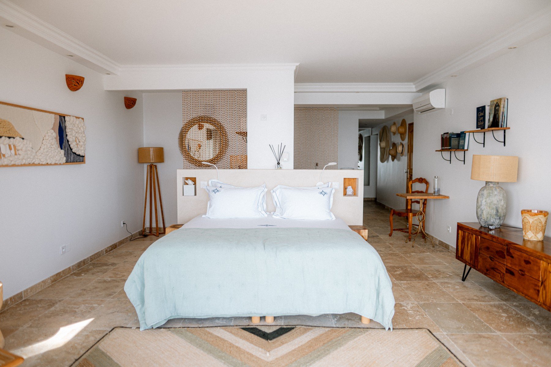 Location villa luxe cap azur chambre