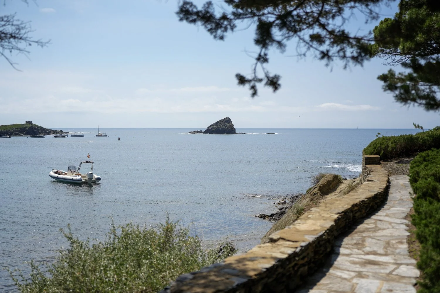 Location villa luxe Cadaques Oliveres accès mer