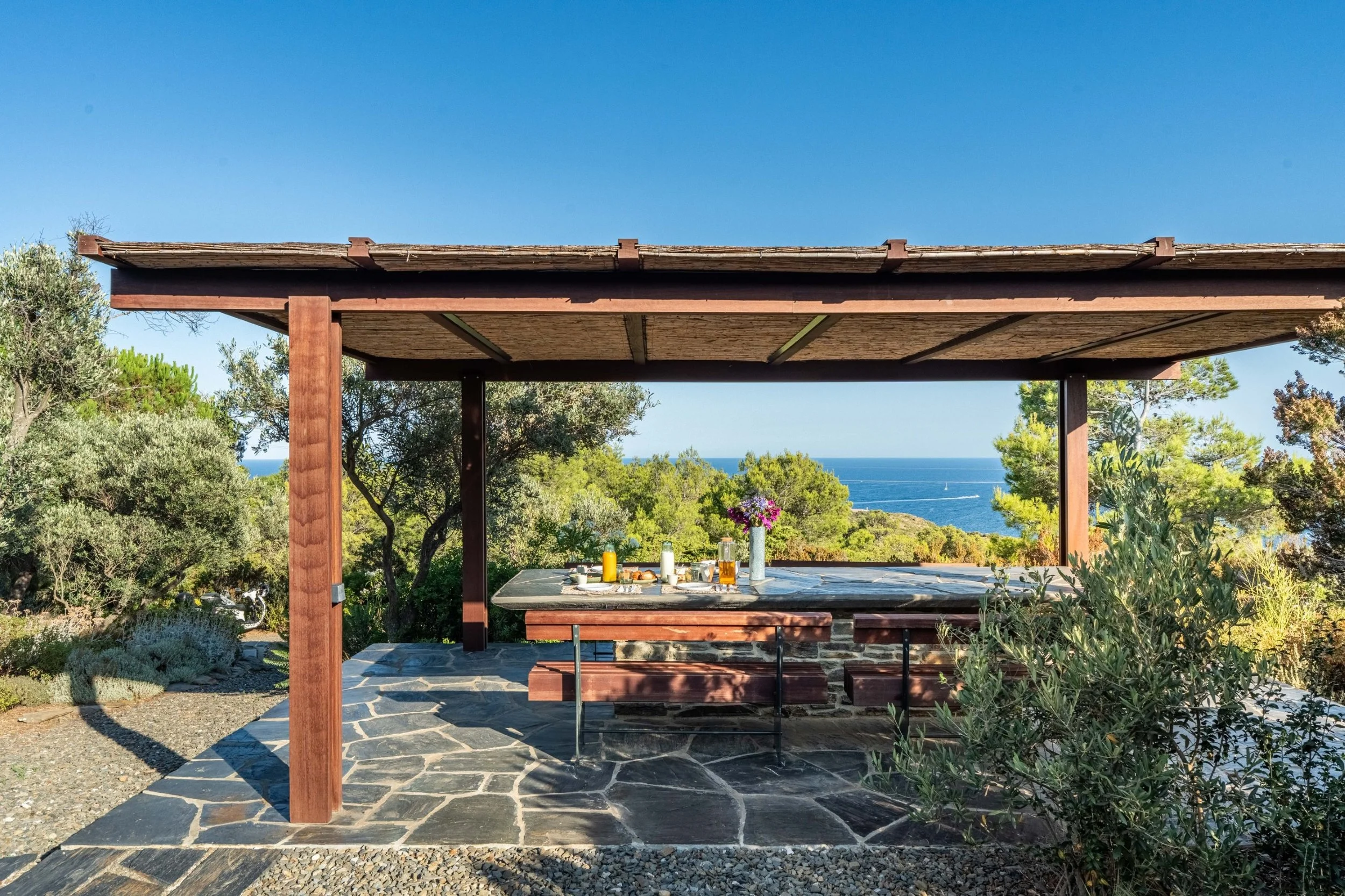 seminaire cadaques terrasse vue mer