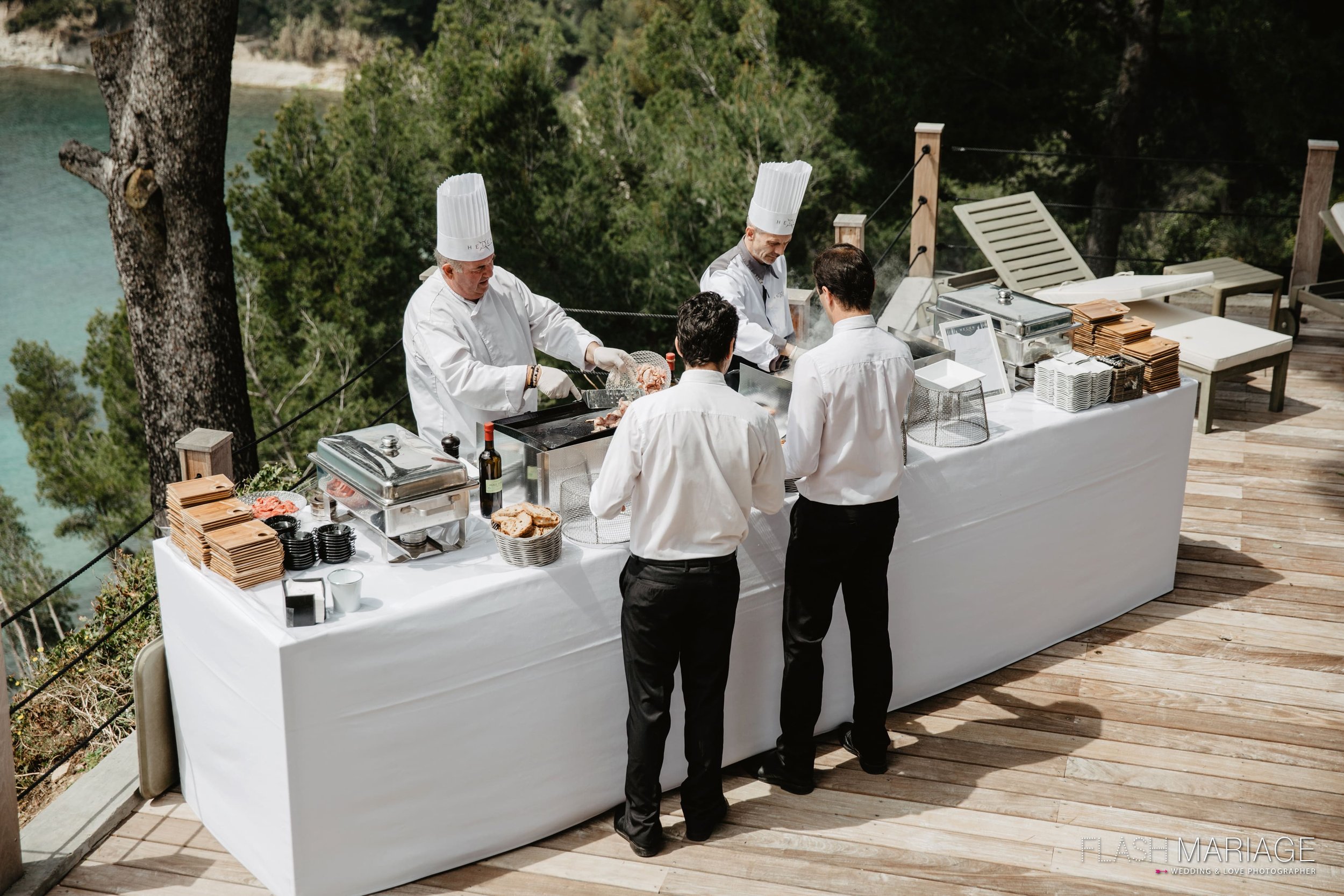 private chef for luxury wedding