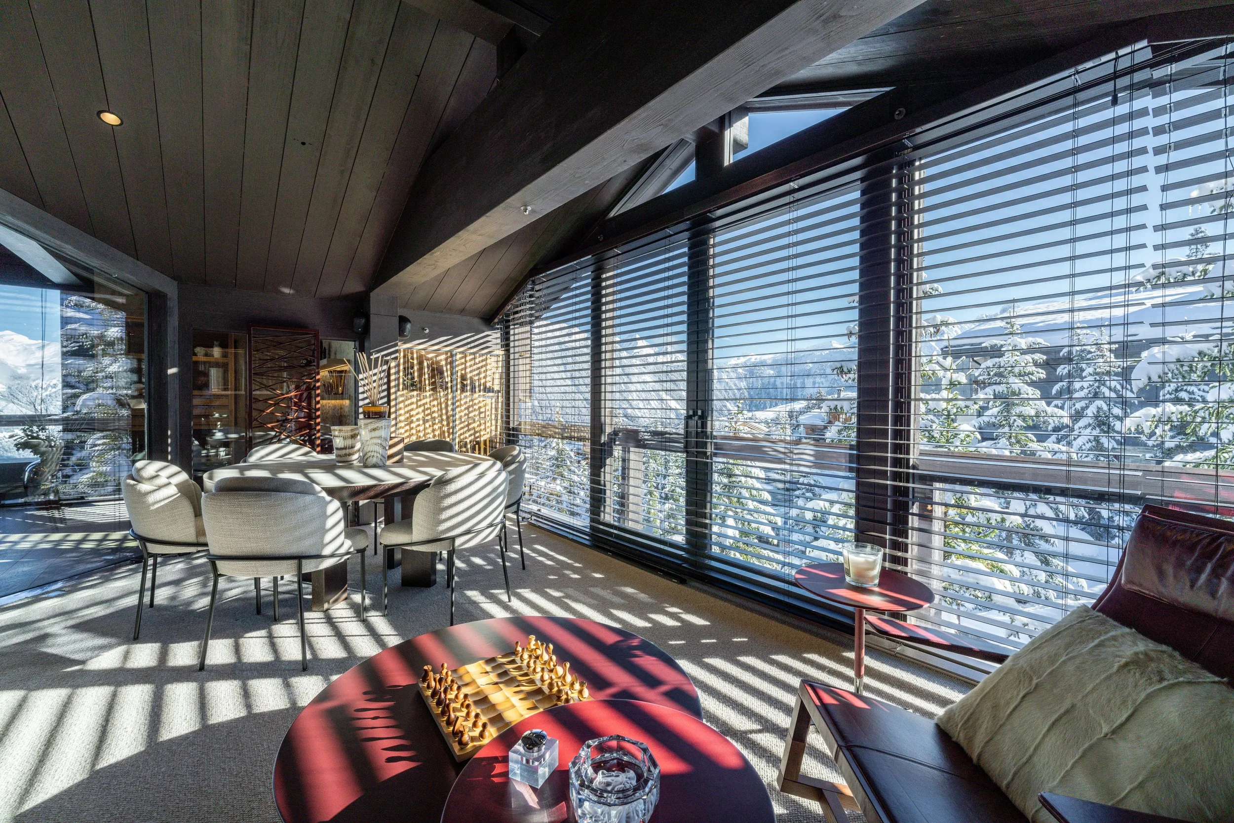courchevel 1850 ecureuil chalet de luxe salon