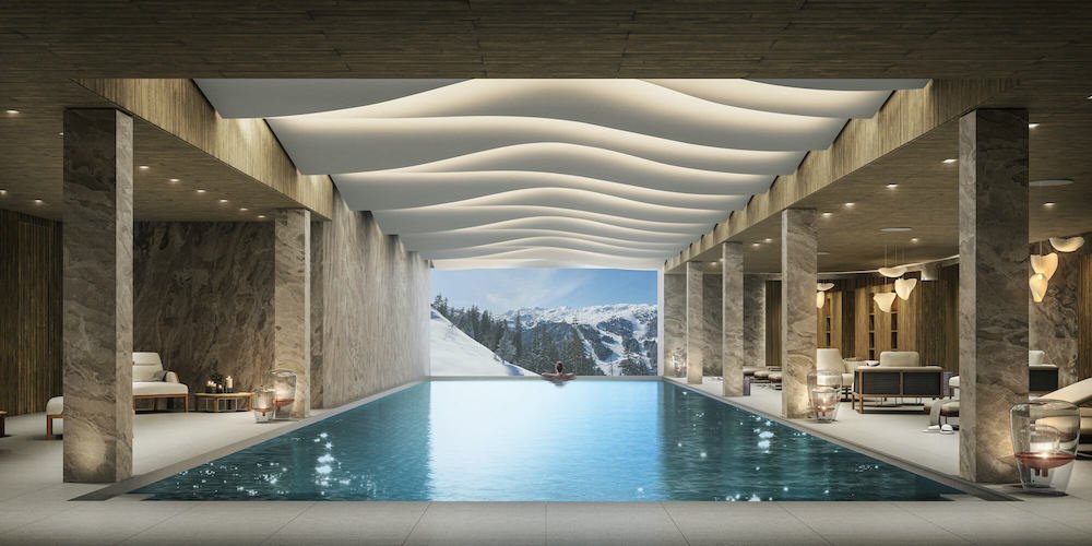 Meribel luxury wellness activity pool spa