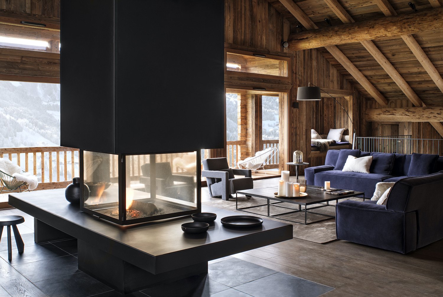 Luxury chalet in La Clusaz for your seminar in the Alps overlooking the Alps