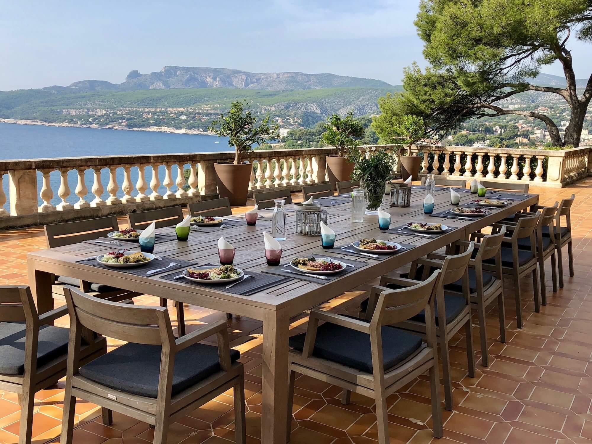 Prestigious seaside estate for a seminar at Côte d'Azur near Marseille