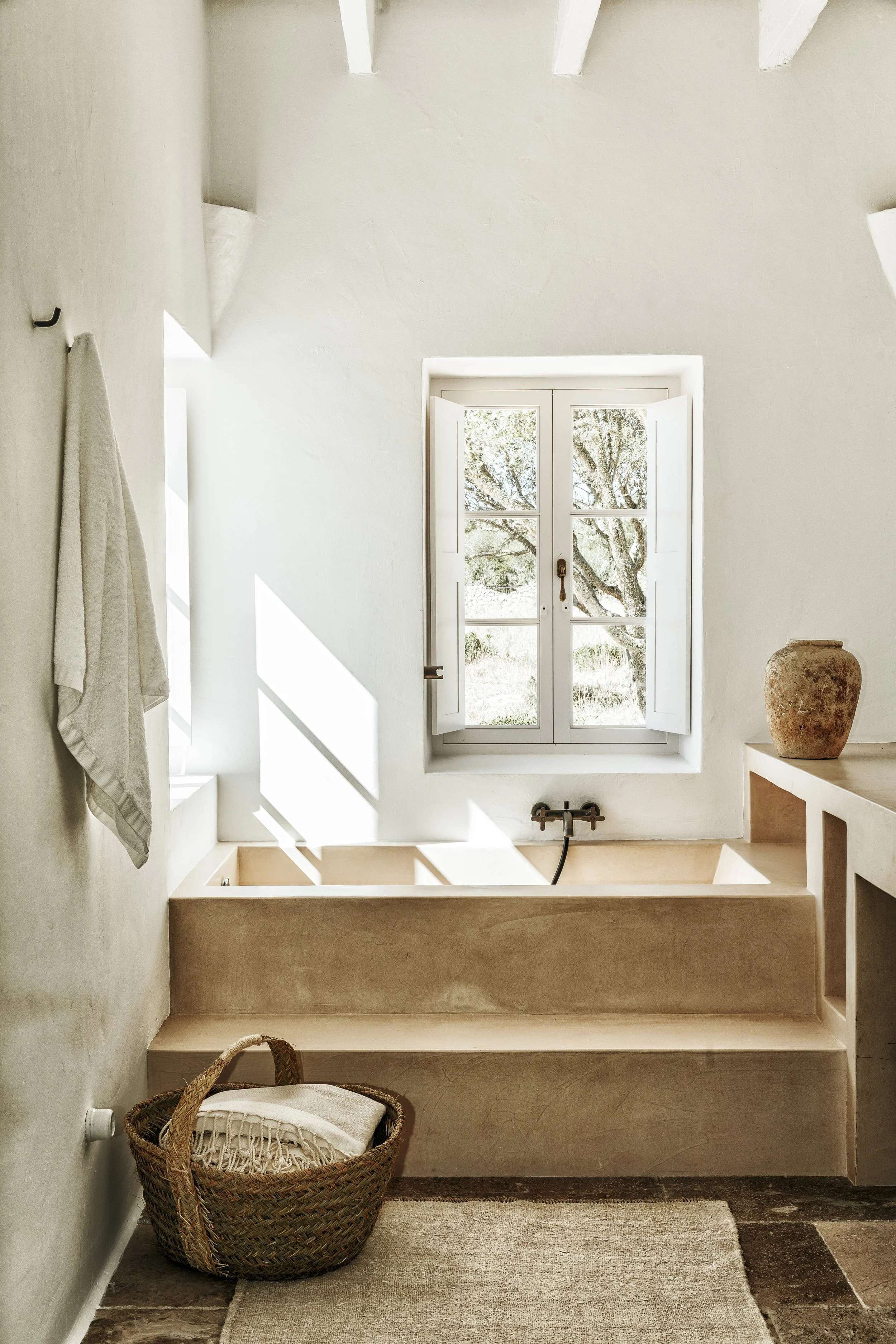 villa luxe minorque hacienda salle de bain