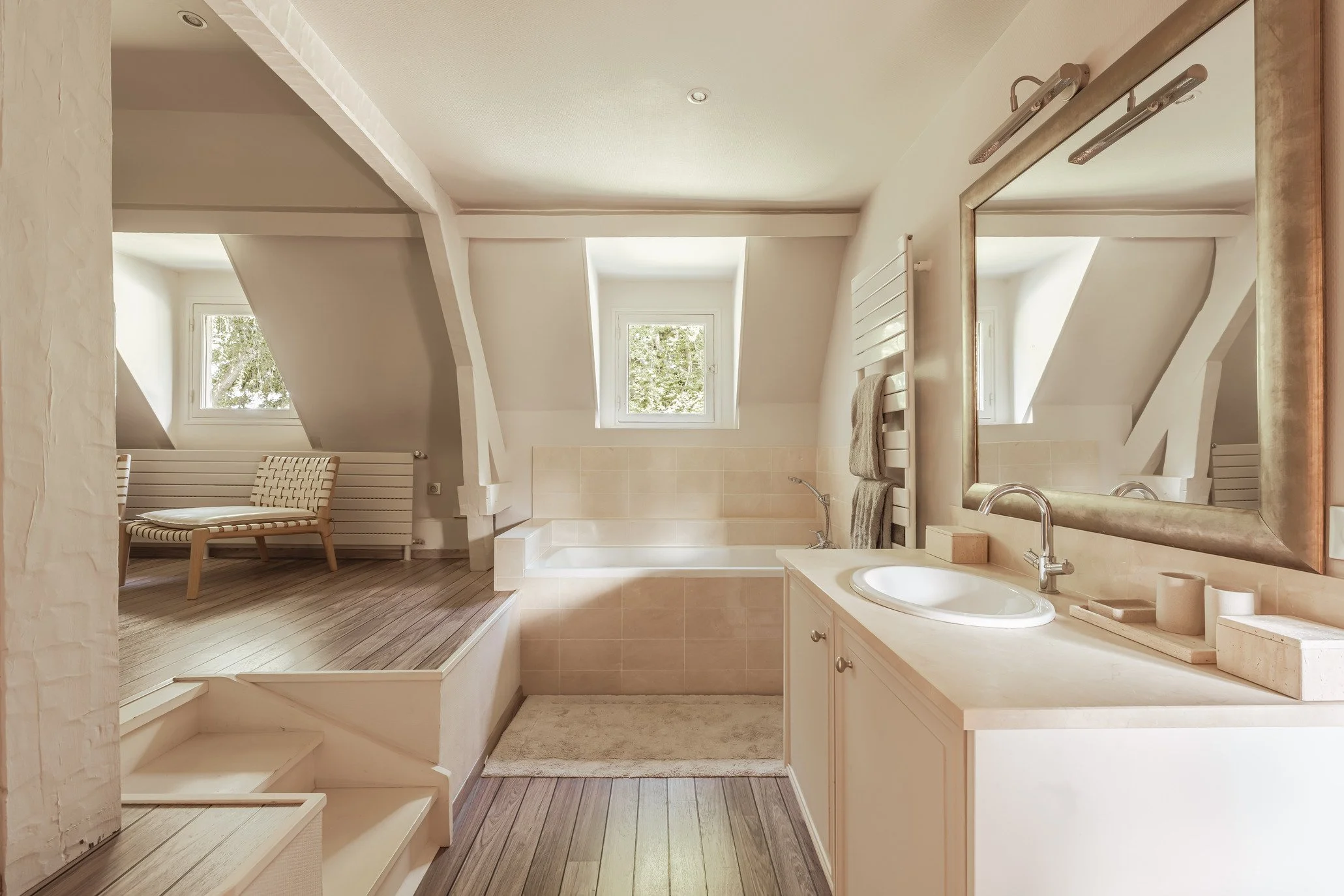 Location villa luxe Bonneville salle de bain