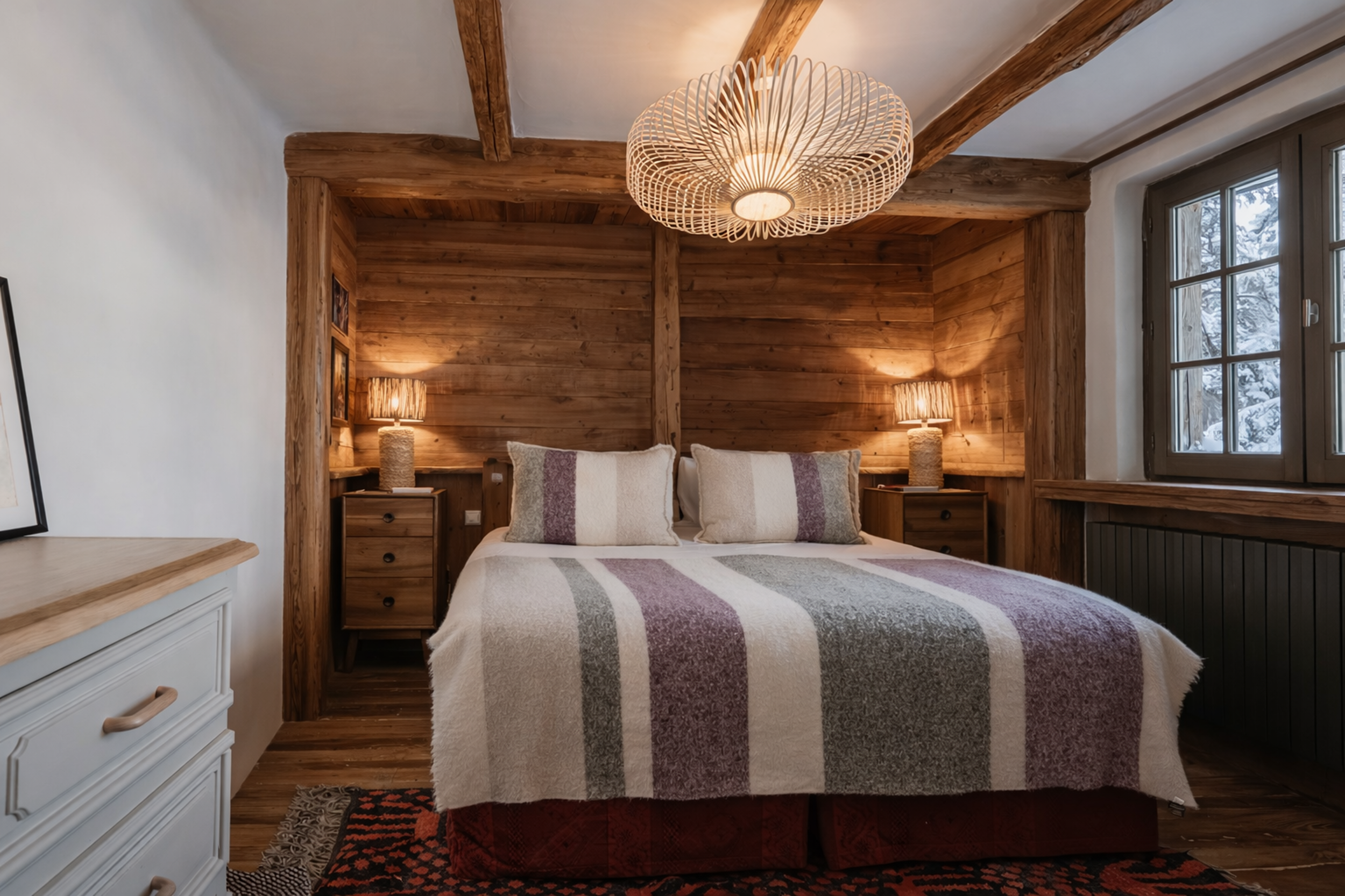 Chalet de luxe à Val d'Isère chambre