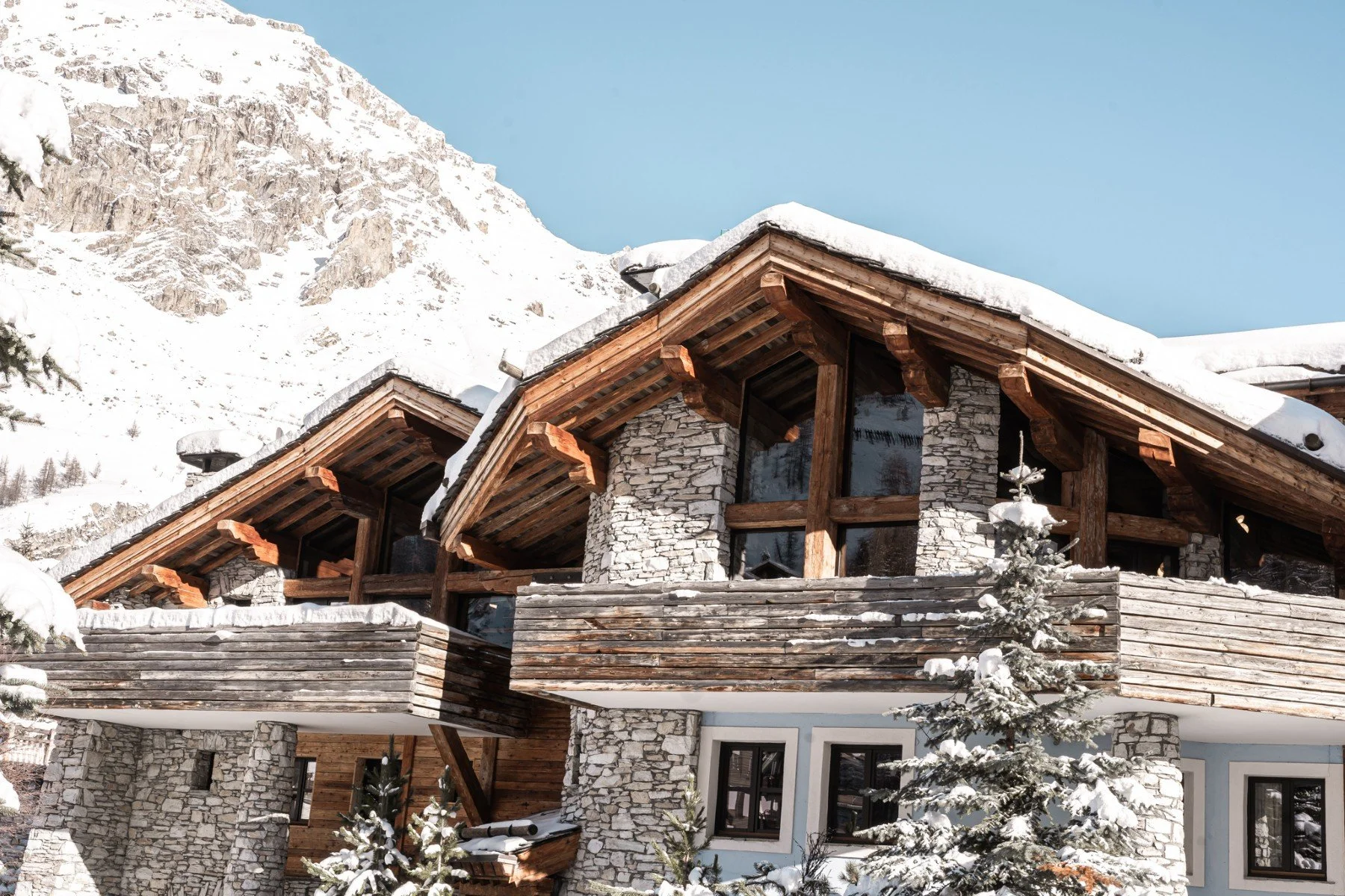 Chalet de luxe à Val d'Isère extérieur