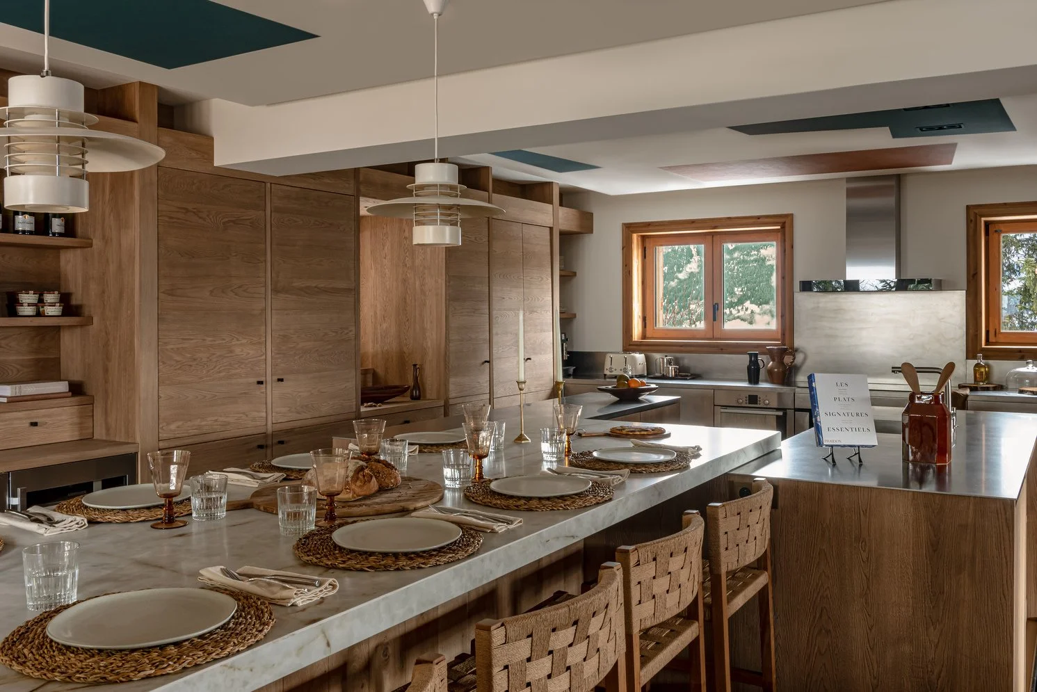 Chalet de luxe à Courchevel 1550 cuisine