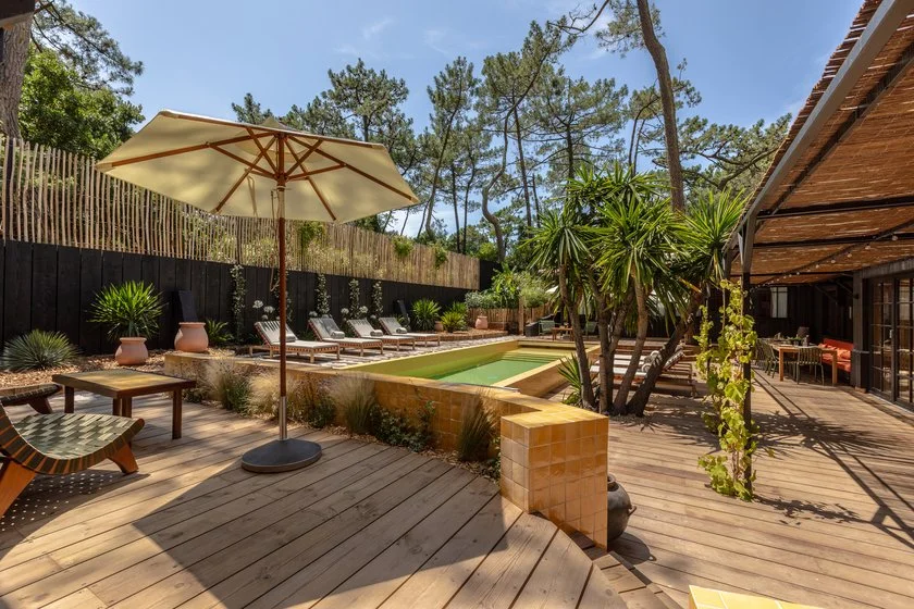 Villa de luxe à louer au Cap Ferret piscine extérieure chauffée