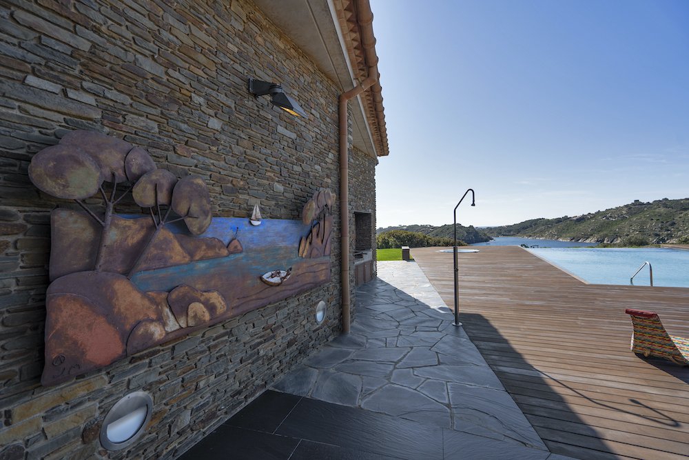 Luxury estate in Cadaqués, Spain, with a swimming pool overlooking the Mediterranean Sea