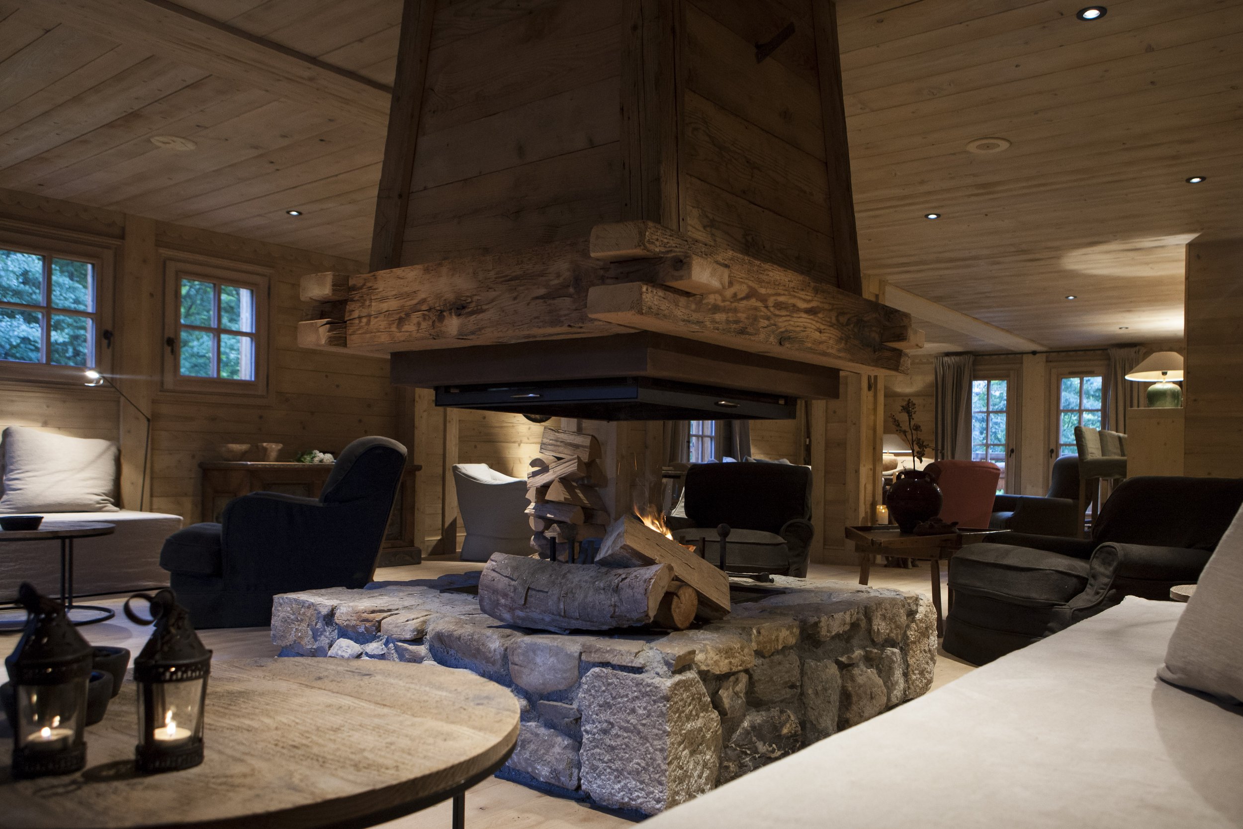 Luxury chalet in Val d'Isère with hotel and spa services