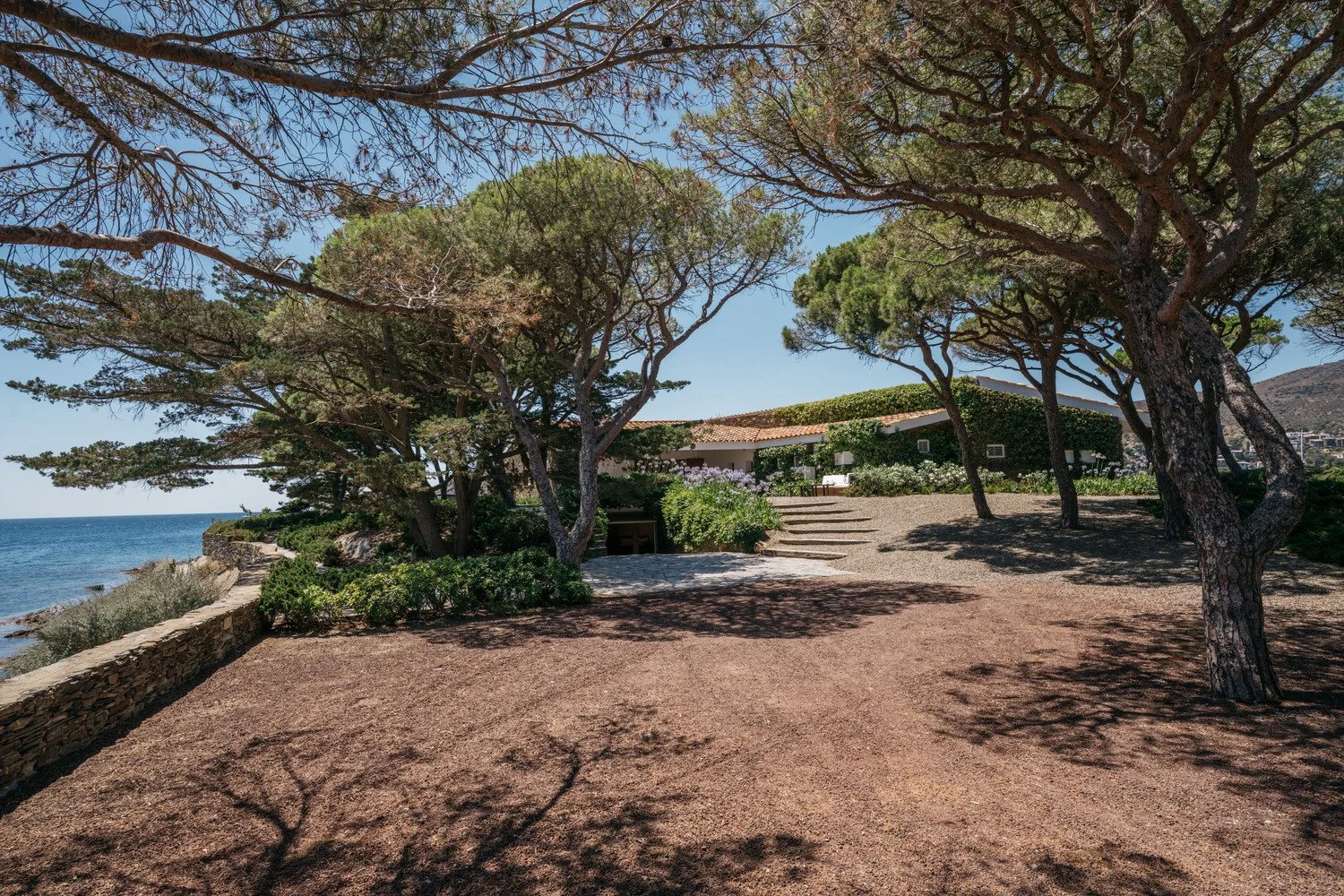 Location villa luxe Cadaques Oliveres terrasse
