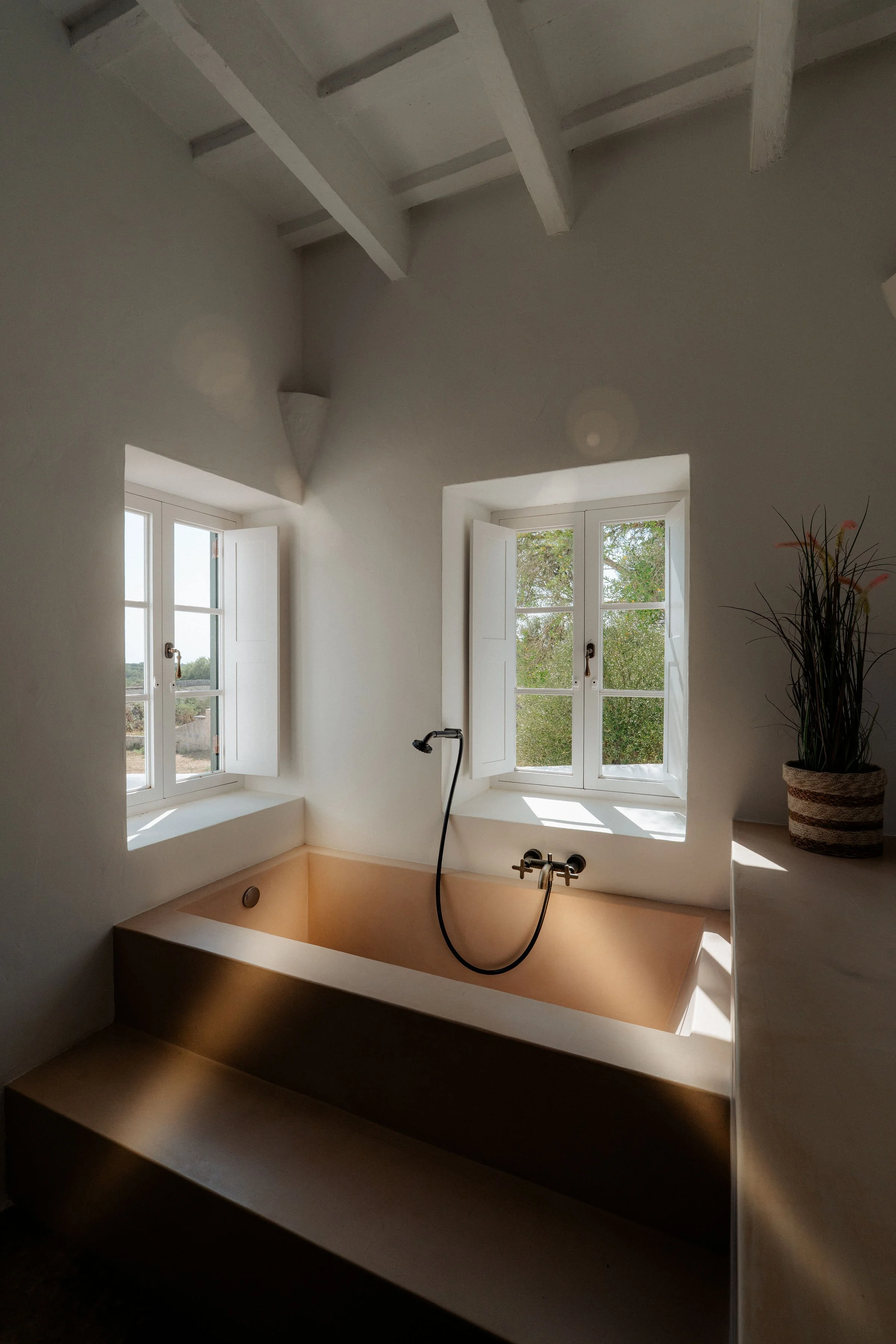 villa luxe minorque hacienda salle de bain