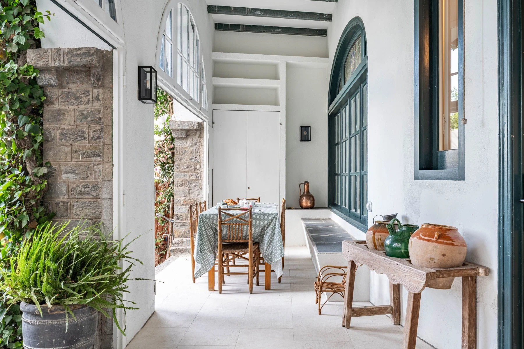 Villa luxe Cadaques village terrasse table