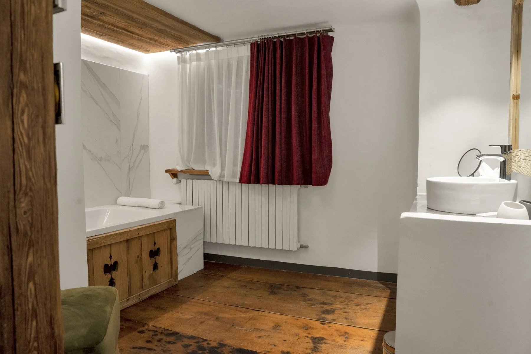 Chalet de luxe à Val d'Isère salle de bain