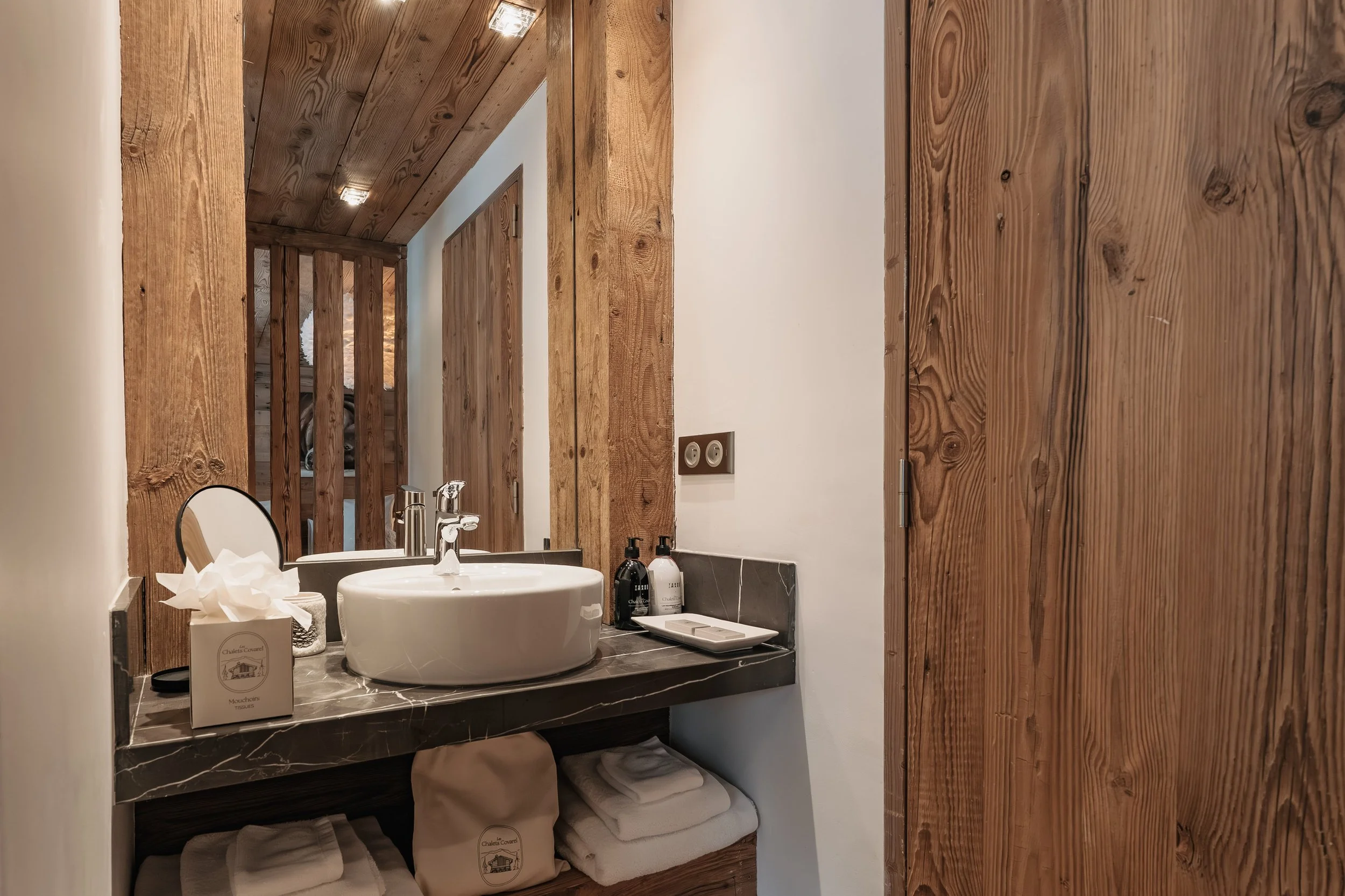Chalet de luxe à Val d'Isère salle de bain