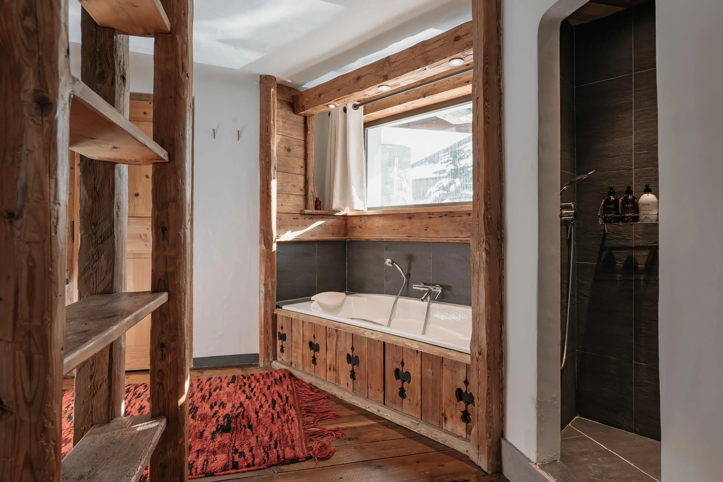 Chalet de luxe à Val d'Isère salle de bain