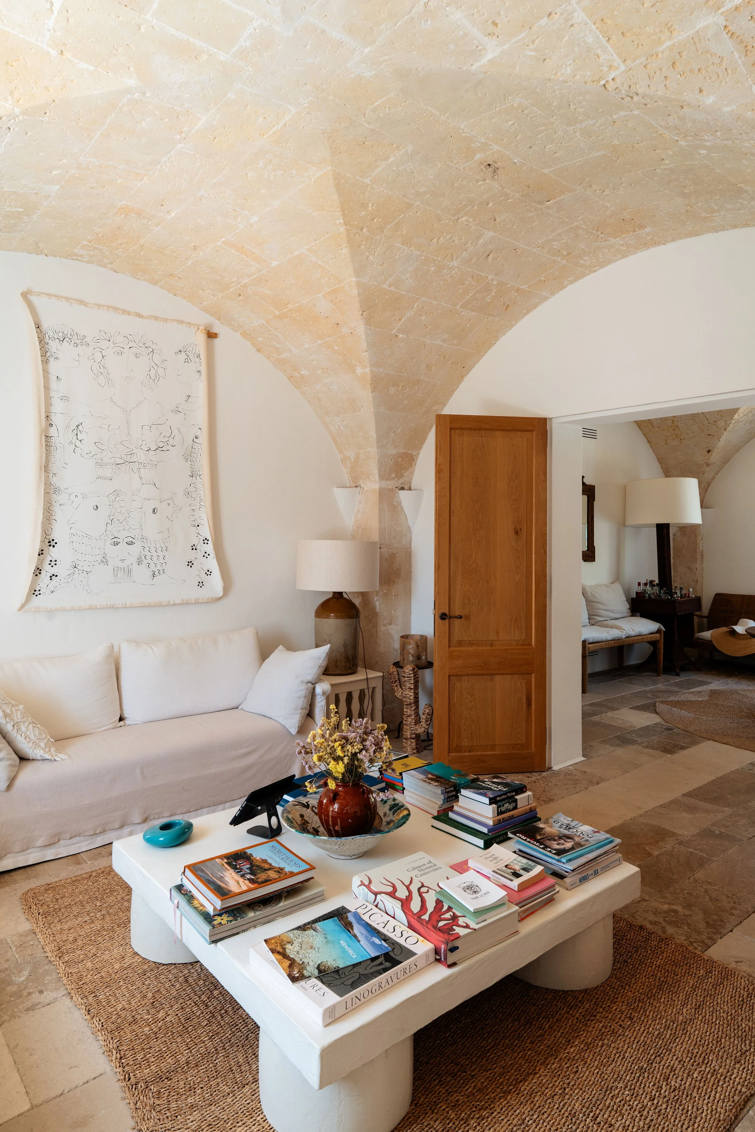 villa luxe minorque hacienda salon