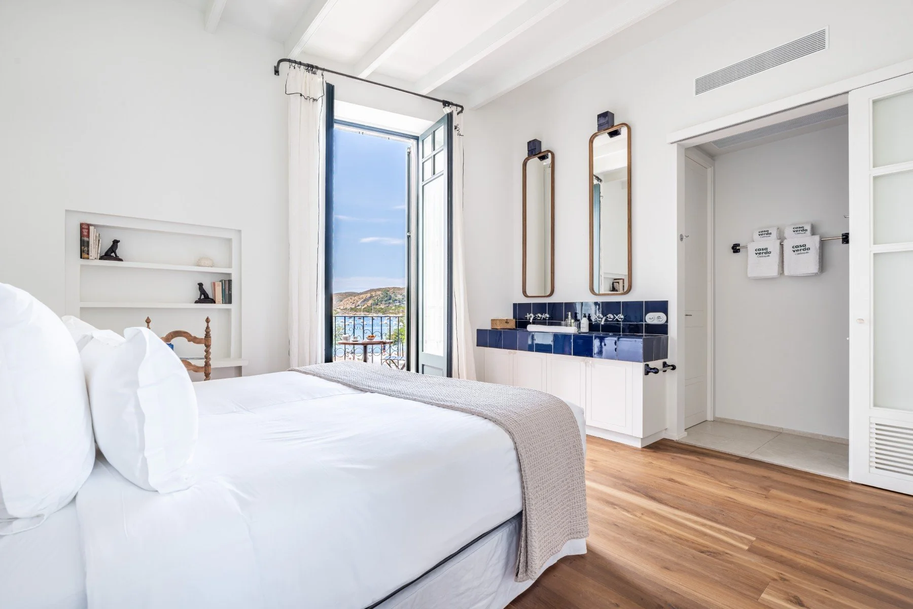 Villa luxe Cadaques village chambre vue mer
