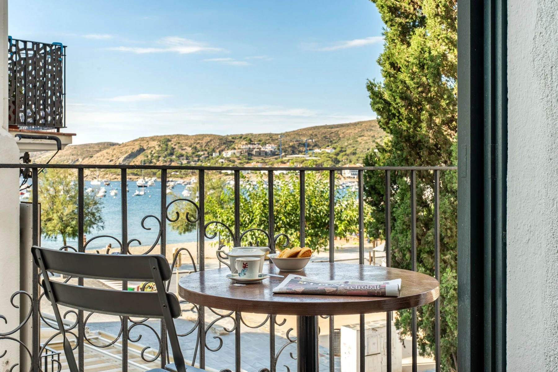 Villa luxe Cadaques village balcon vue mer