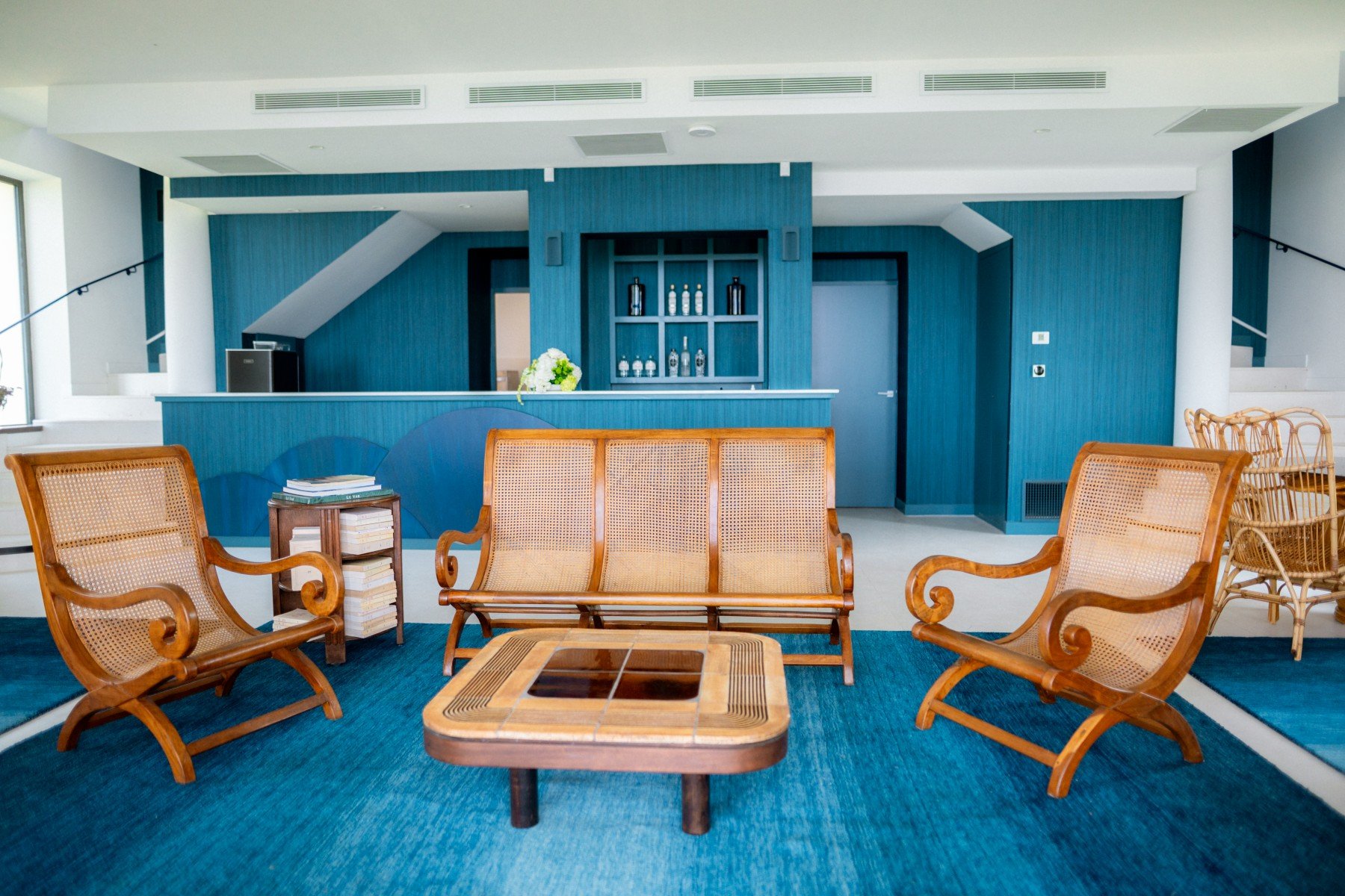 Location villa luxe cap azur salon