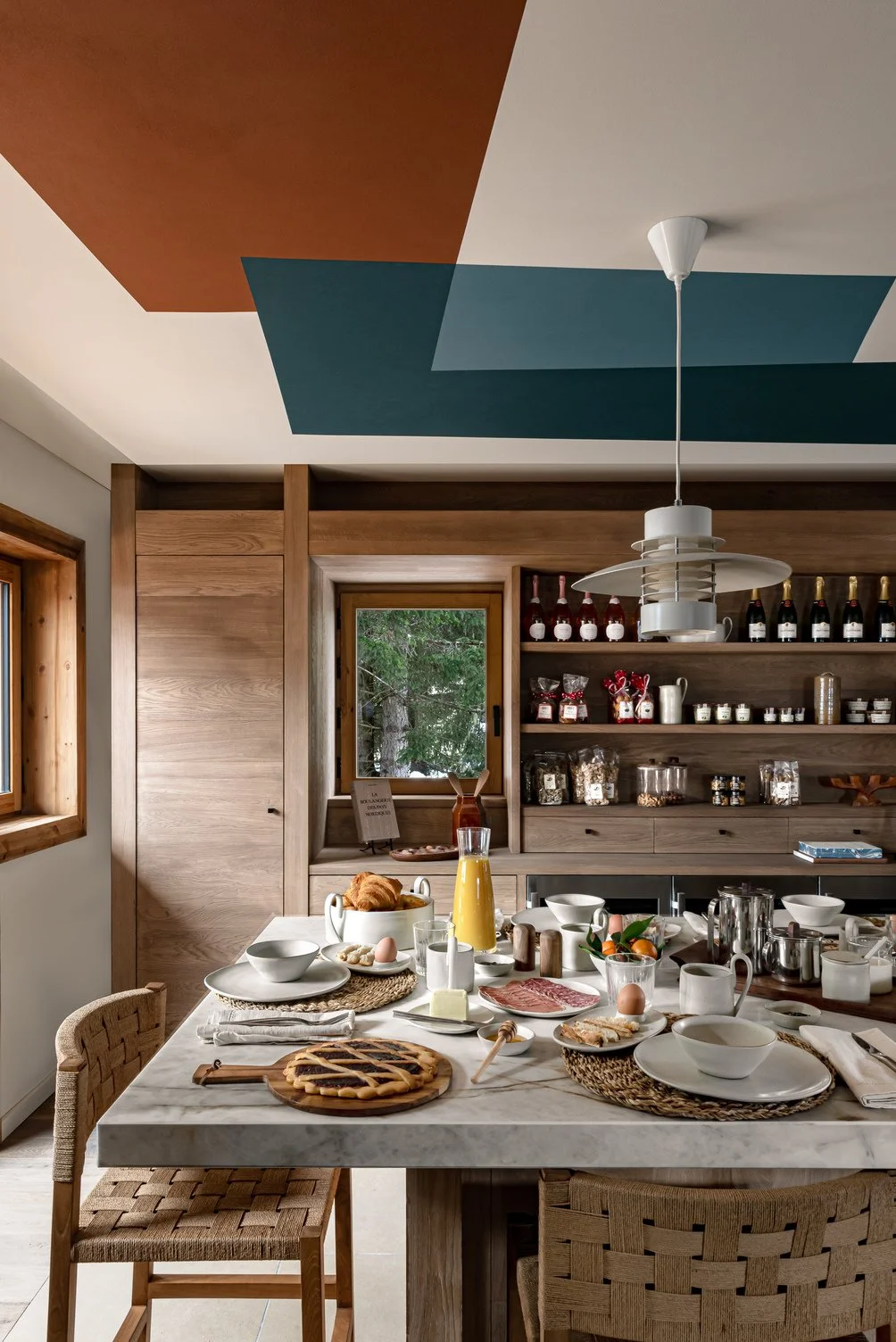 chalet de luxe à Courchevel 1550 cuisine