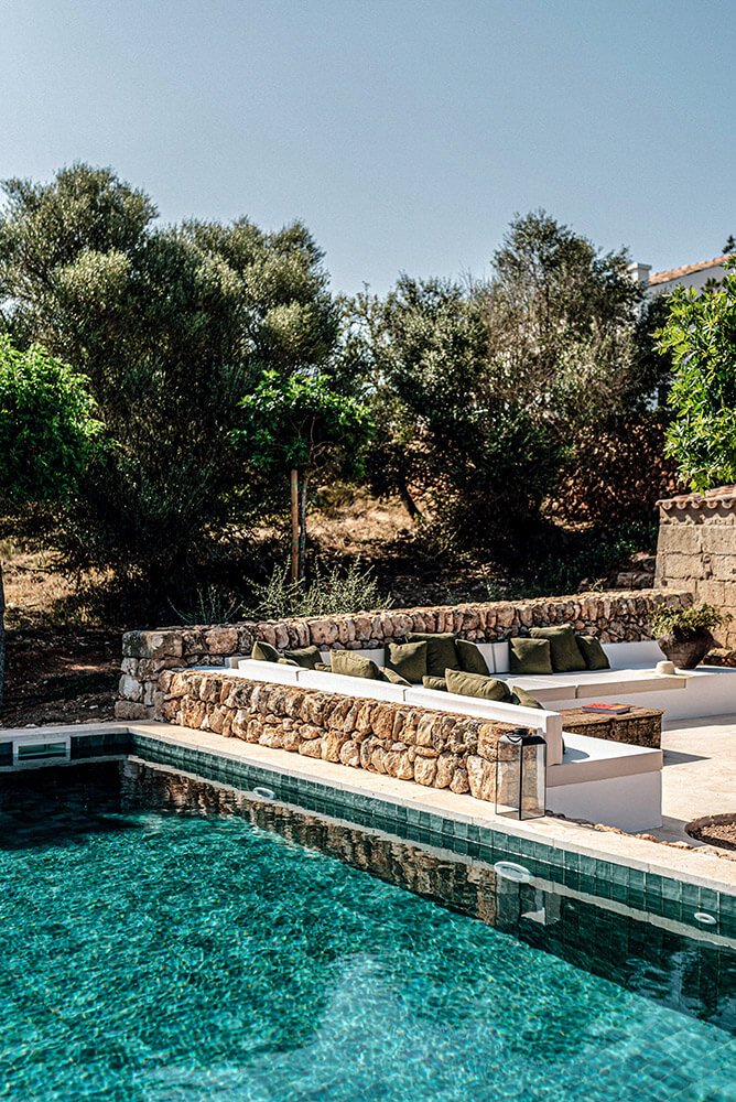 Luxury villa in Menorca, Balearic Islands, Spain, on the Mediterranean coast