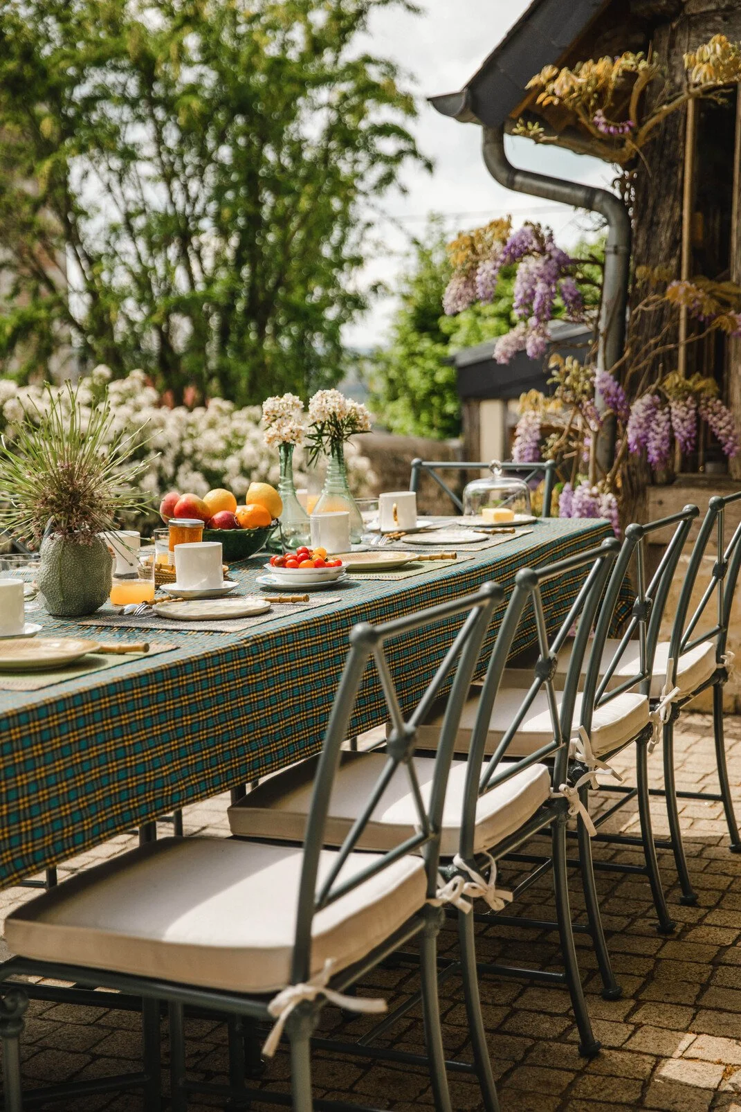 Location villa luxe Bonneville terrasse