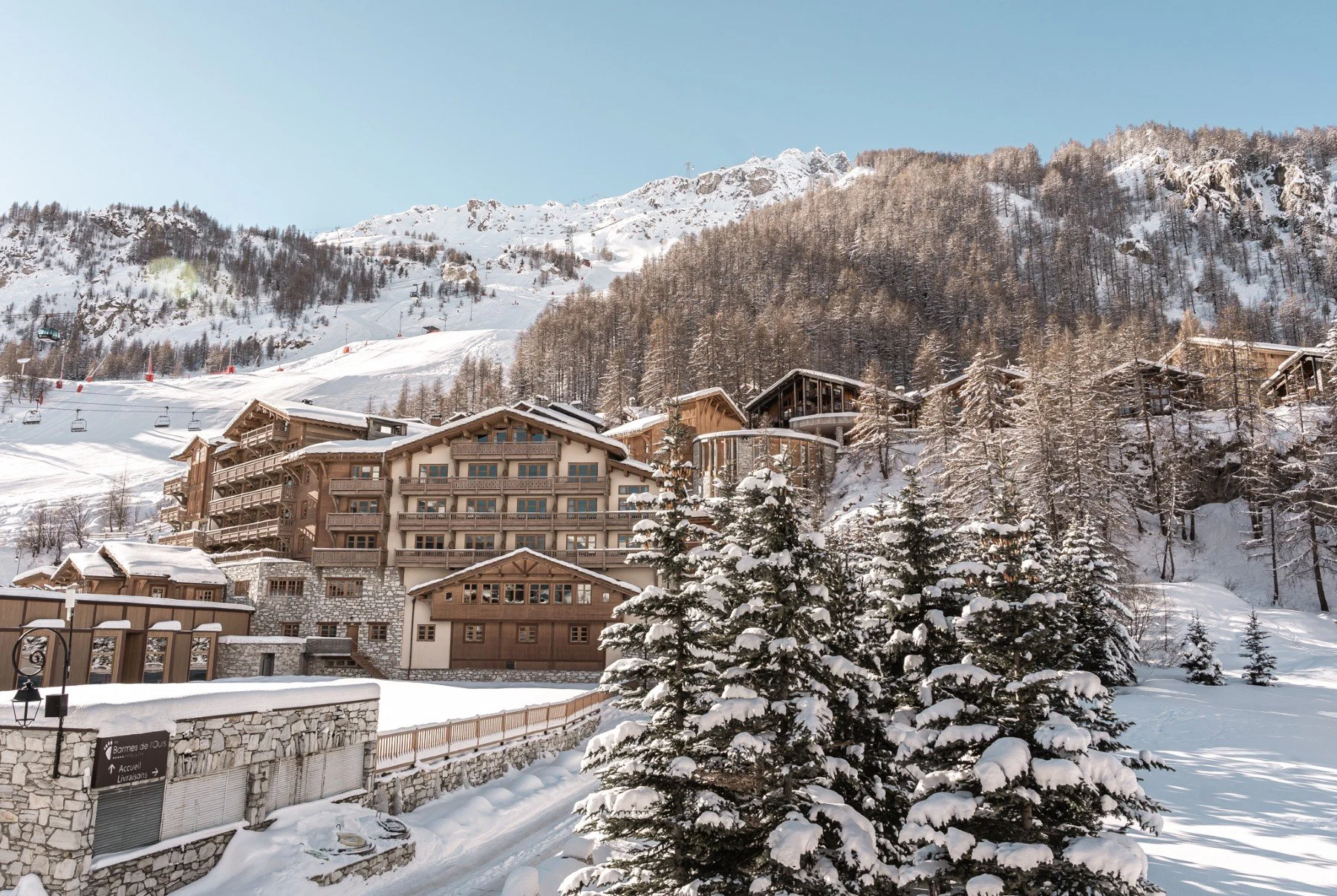 Chalet de luxe à Val d'Isère extérieur