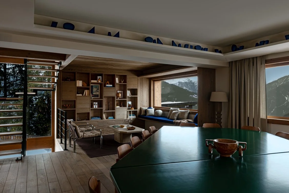 chalet de luxe à Courchevel 1550 salle à manger