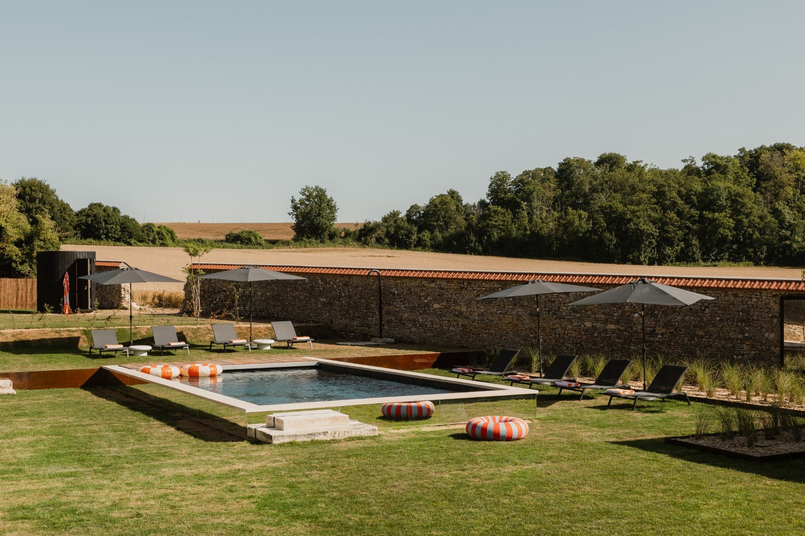 maison luxe vexin piscine