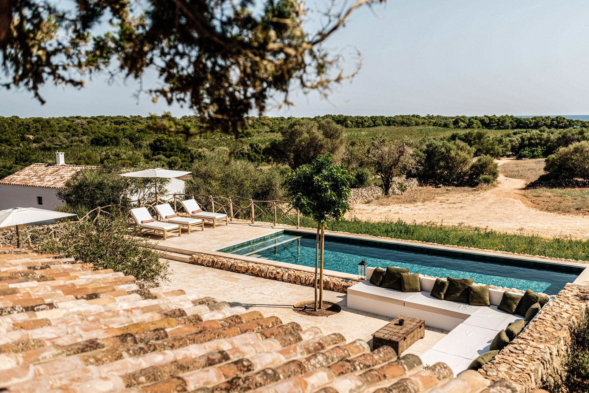 Villa de luxe en Espagne à Minorque piscine