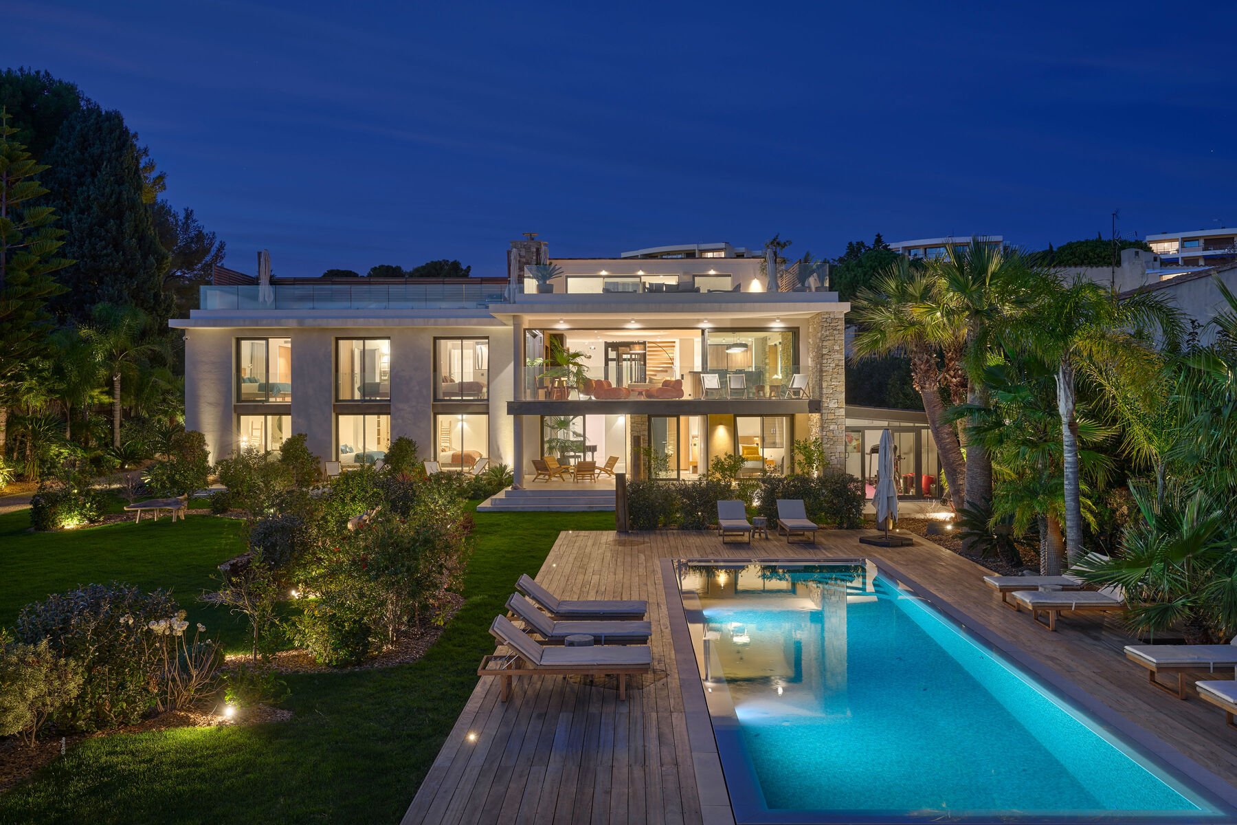 Villa luxe La Ciotat seminaire piscine 