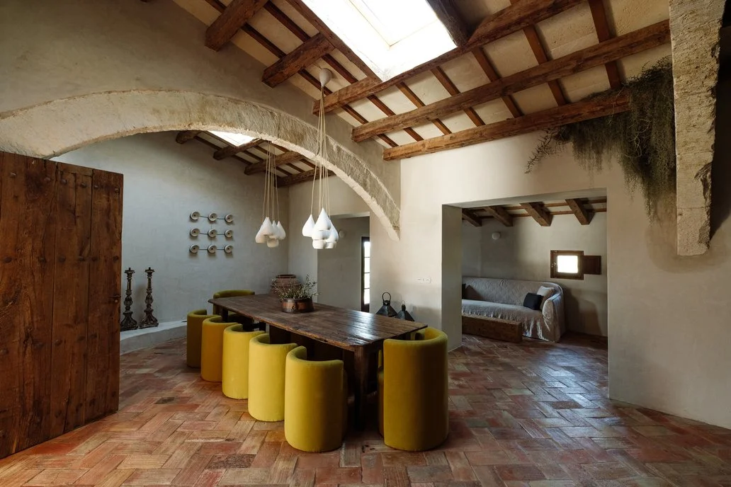 Villa de luxe à louer à Minorque Santa Ana salle à manger