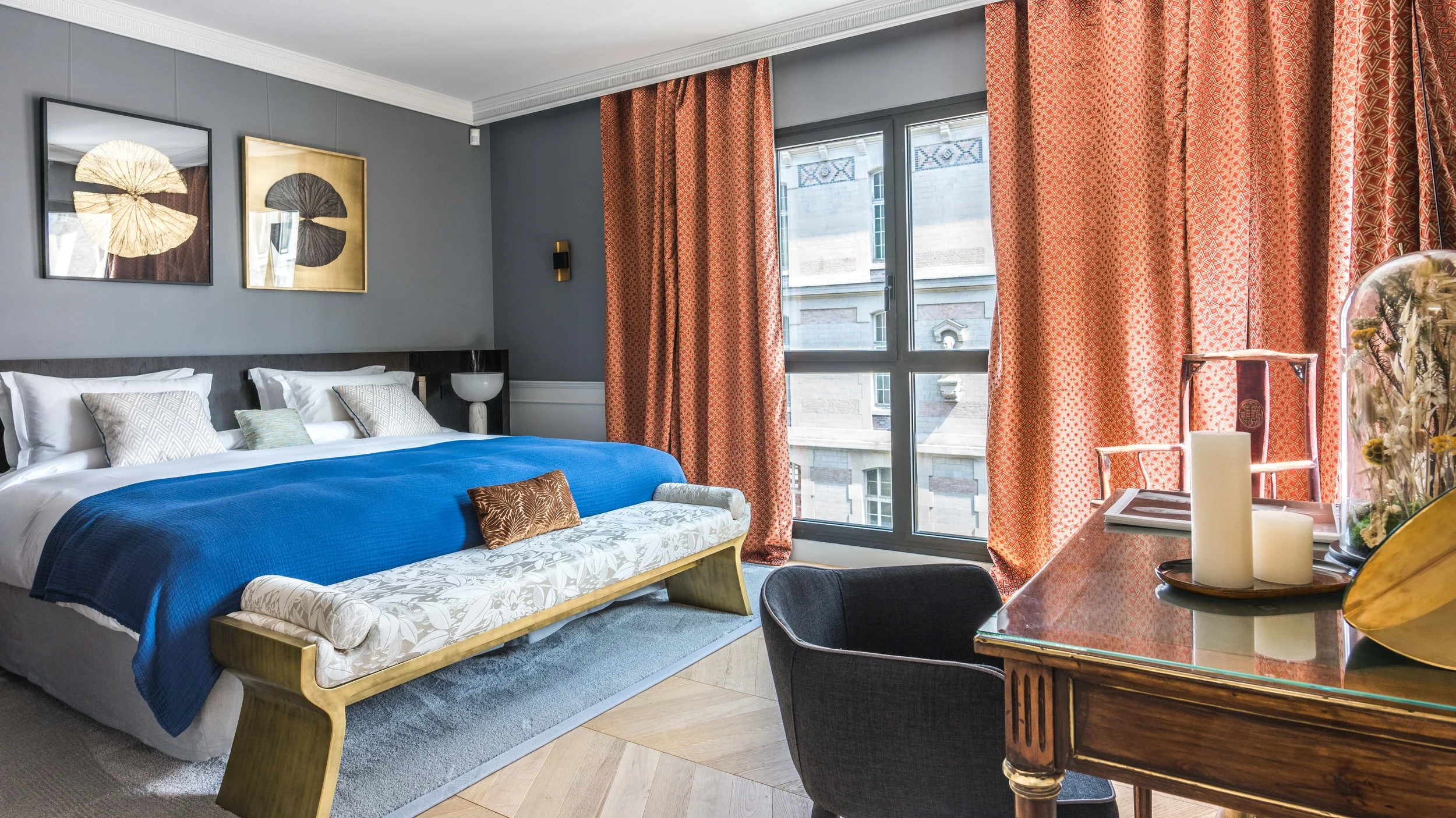 Appartement de luxe à Paris chambre