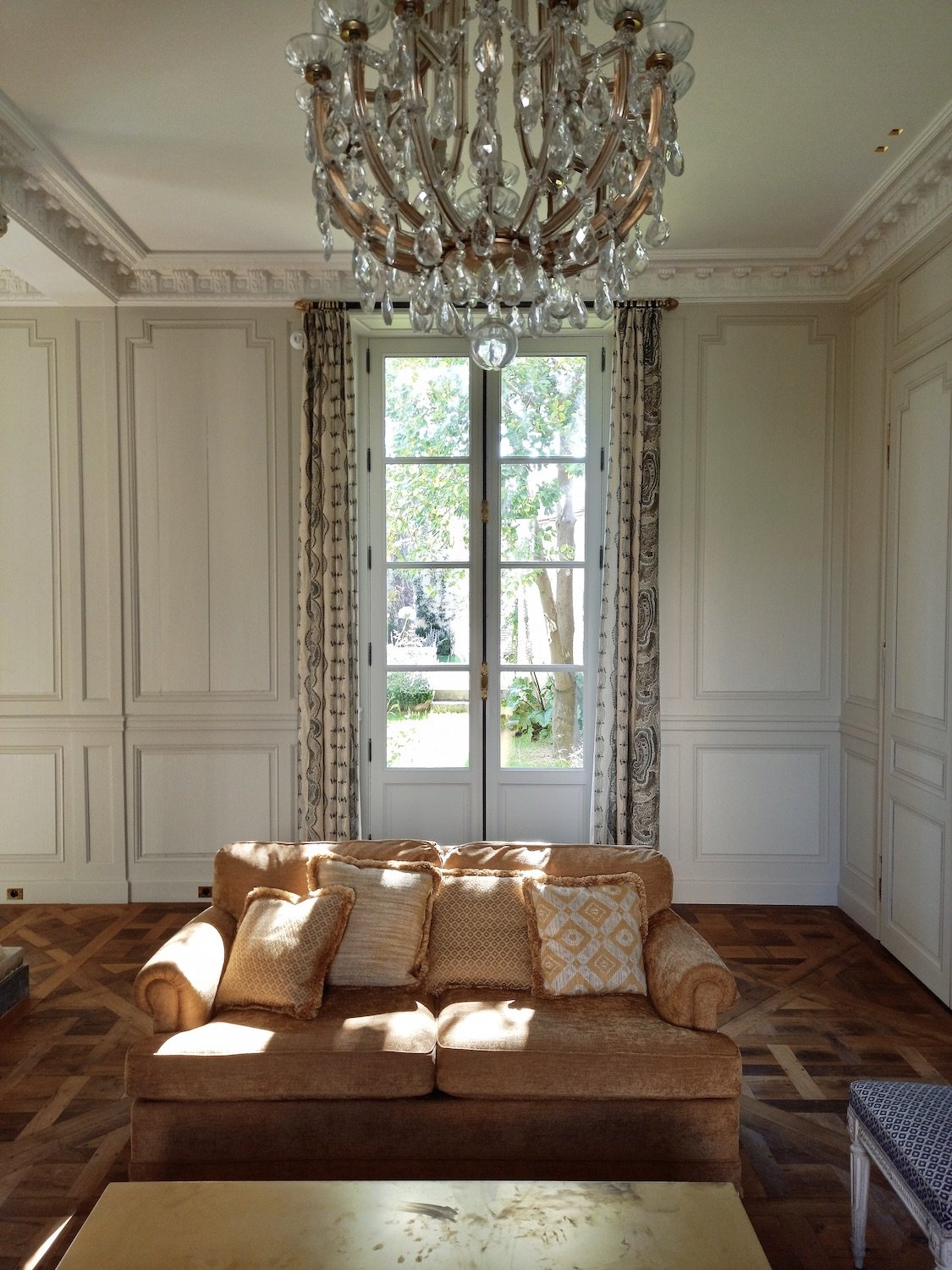 location villa luxe cote atlantique salon