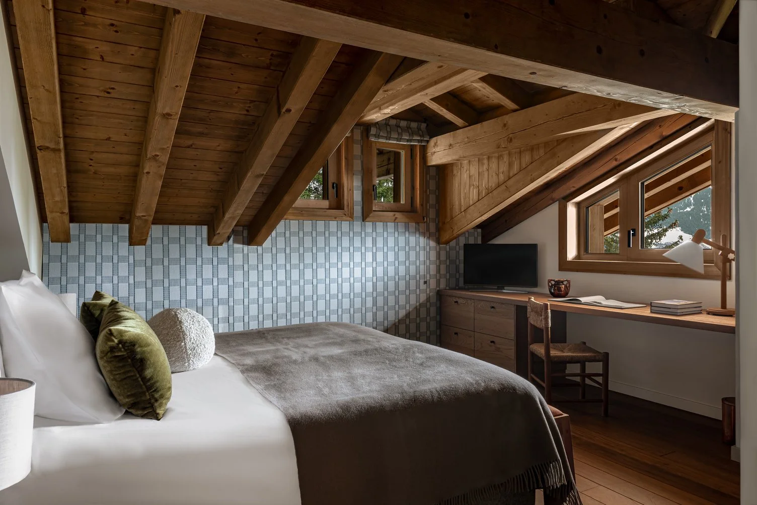 chalet de luxe à Courchevel 1550 chambre
