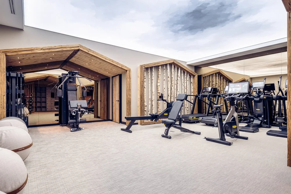 appartement luxe meribel salle de sport
