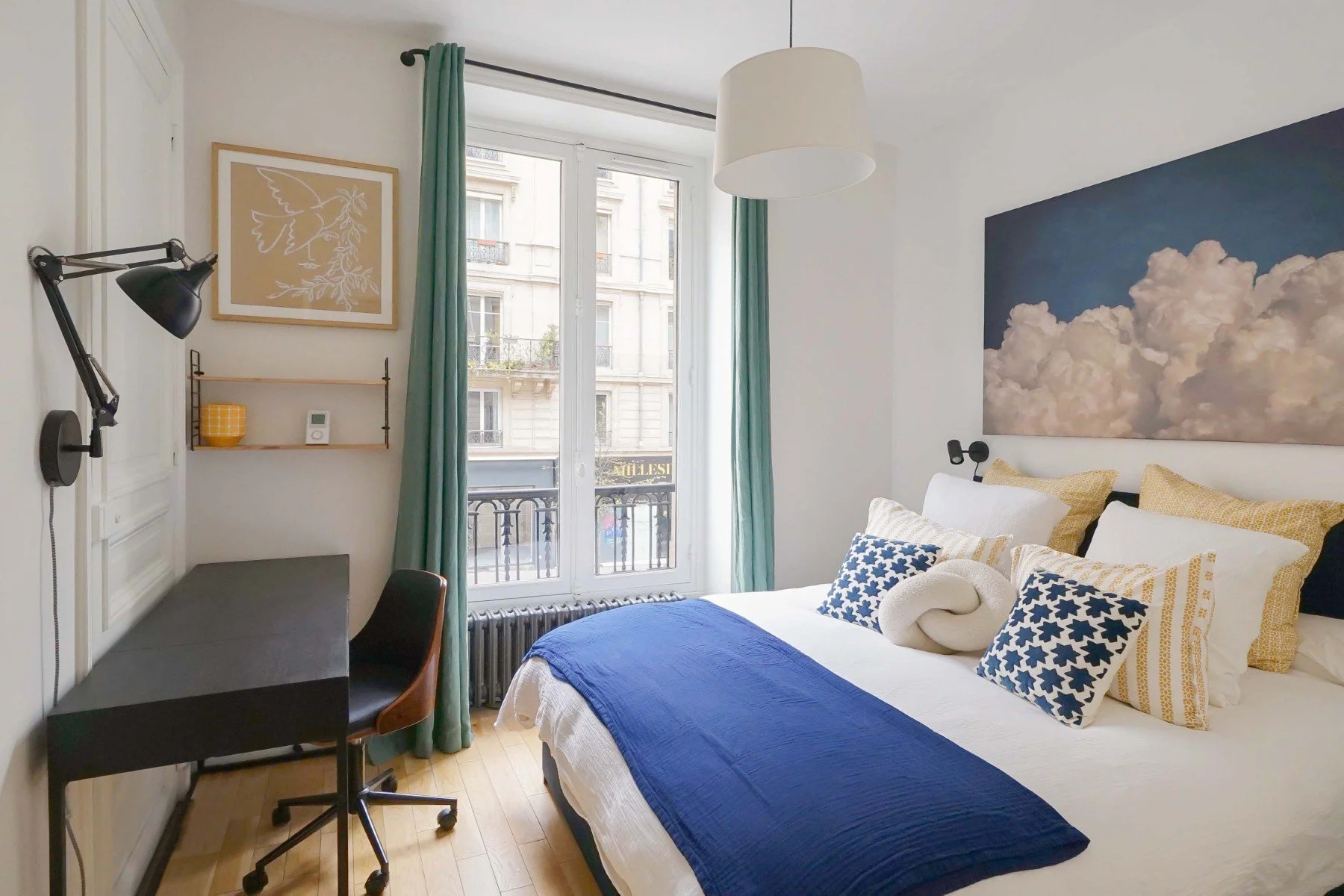 paris mouffetard appartement de luxe chambre
