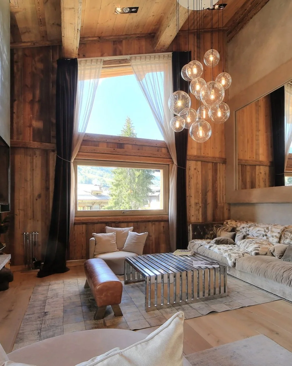 Chalet de luxe à Megève au pieds des pistes avec service hôtelier