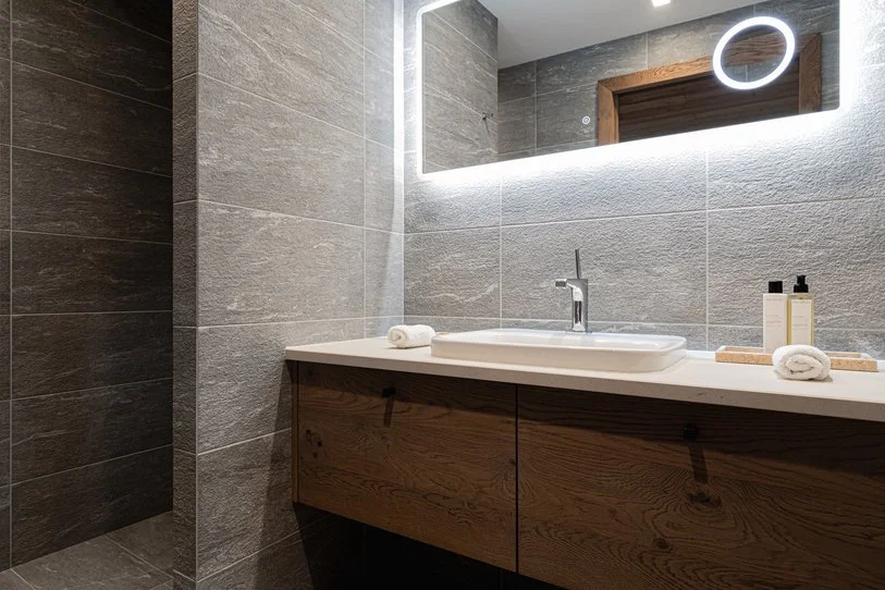 chalet de luxe à Courchevel 1550 salle de bain