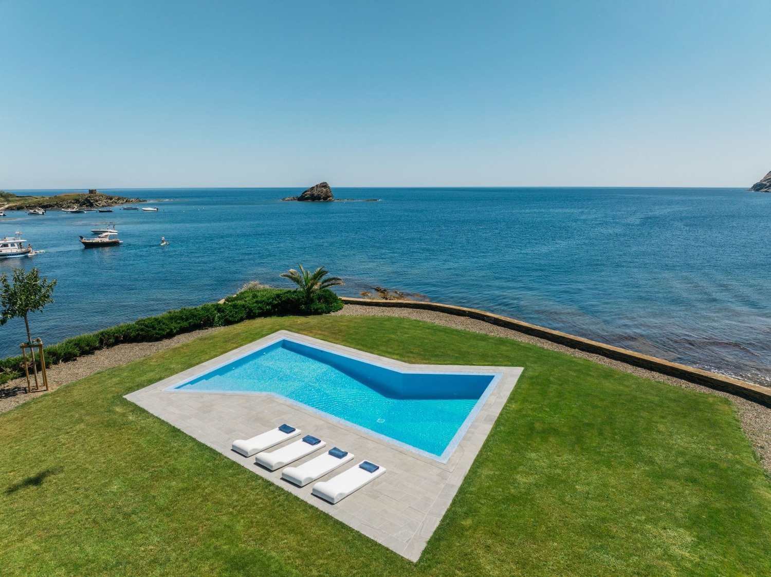 Location villa luxe Cadaques Oliveres piscine