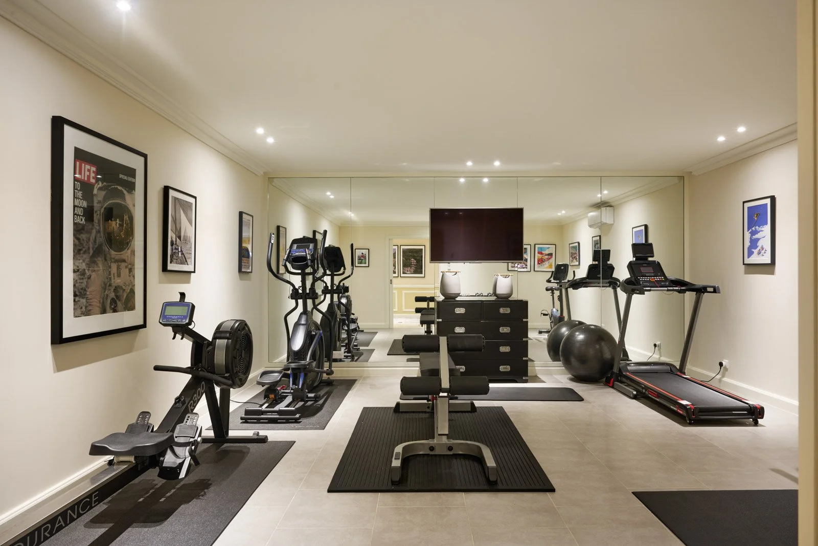 Villa de luxe à Sainte-Maxime salle de sport
