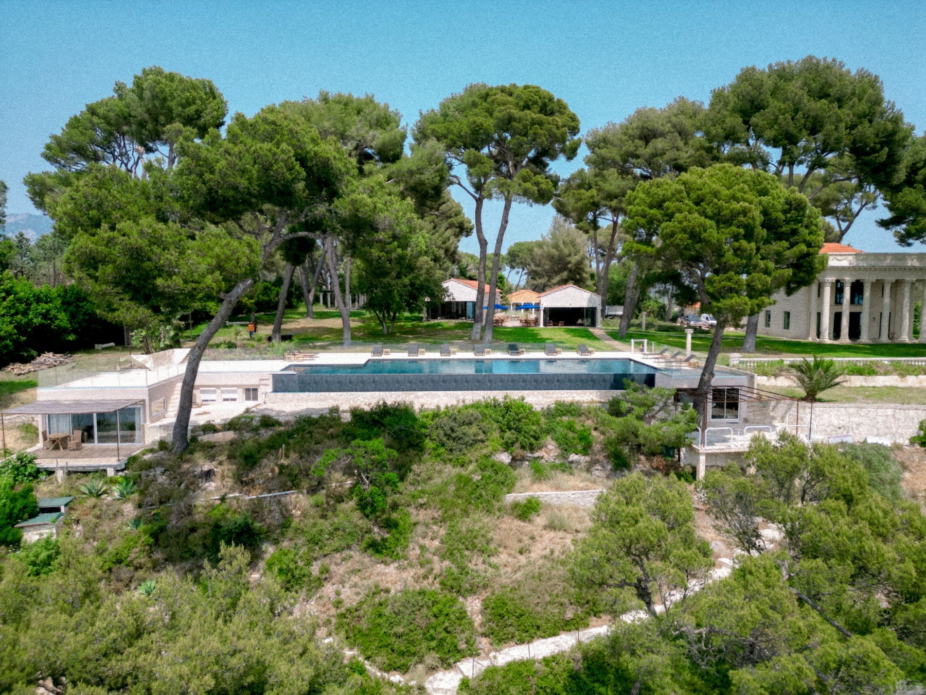 Location villa luxe cap azur piscine