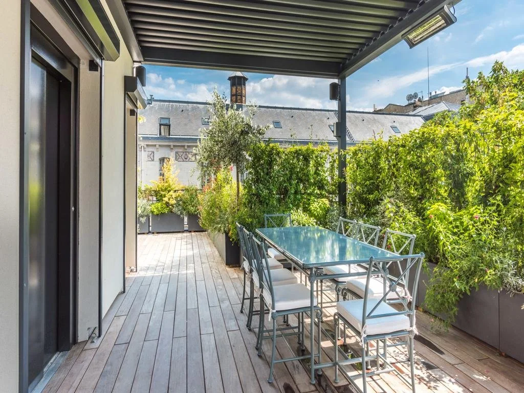 Appartement de luxe à Paris rooftop
