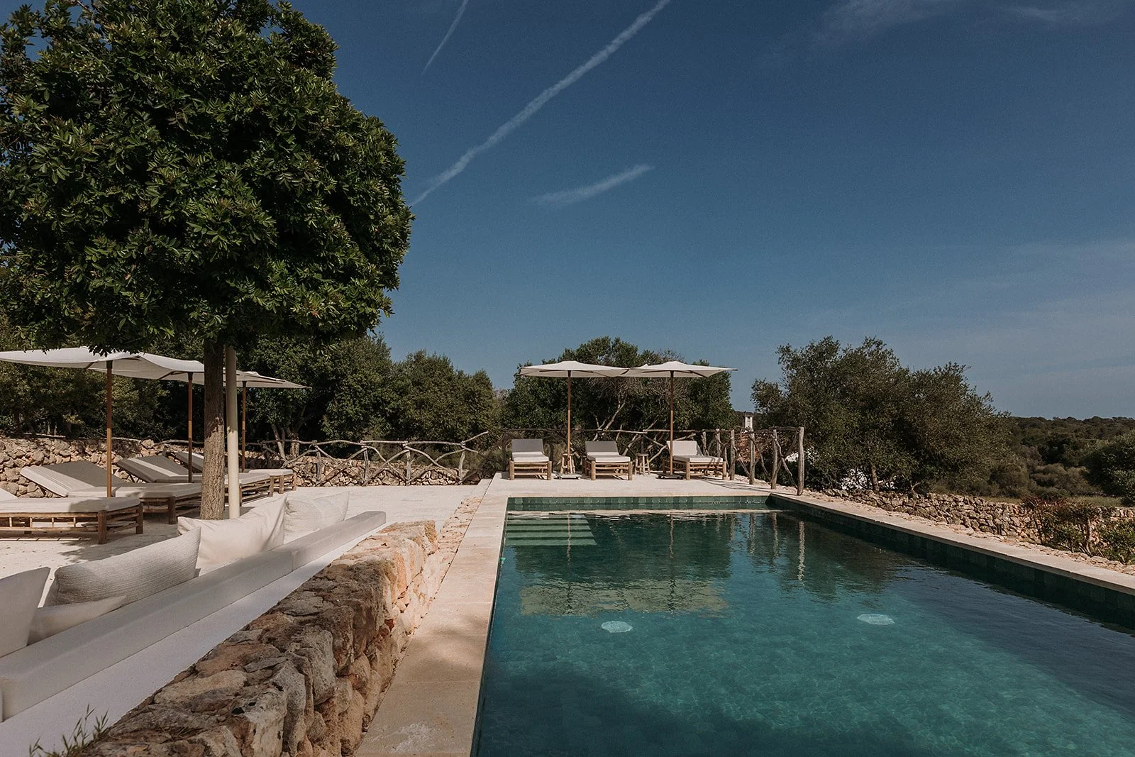 Villa de luxe en Espagne à Minorque piscine