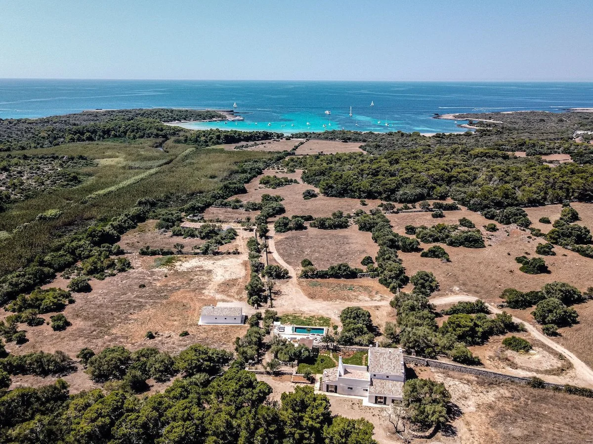 Luxury villa in Menorca, Balearic Islands, Spain, on the Mediterranean coast