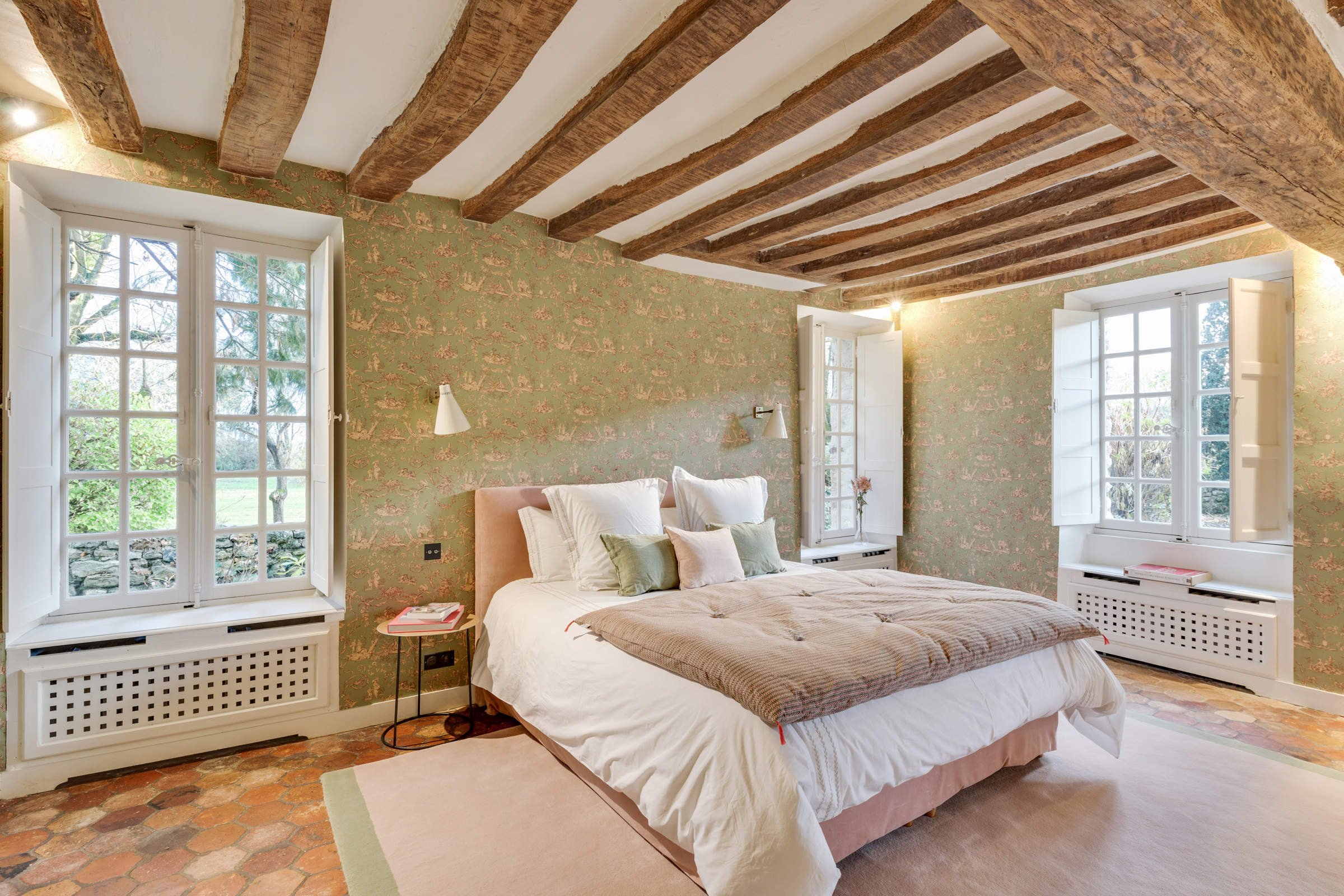 villa de luxe à Giverny chambre