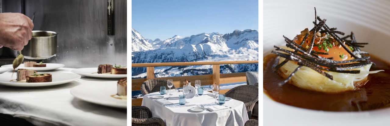 restaurants étoilés courchevel
